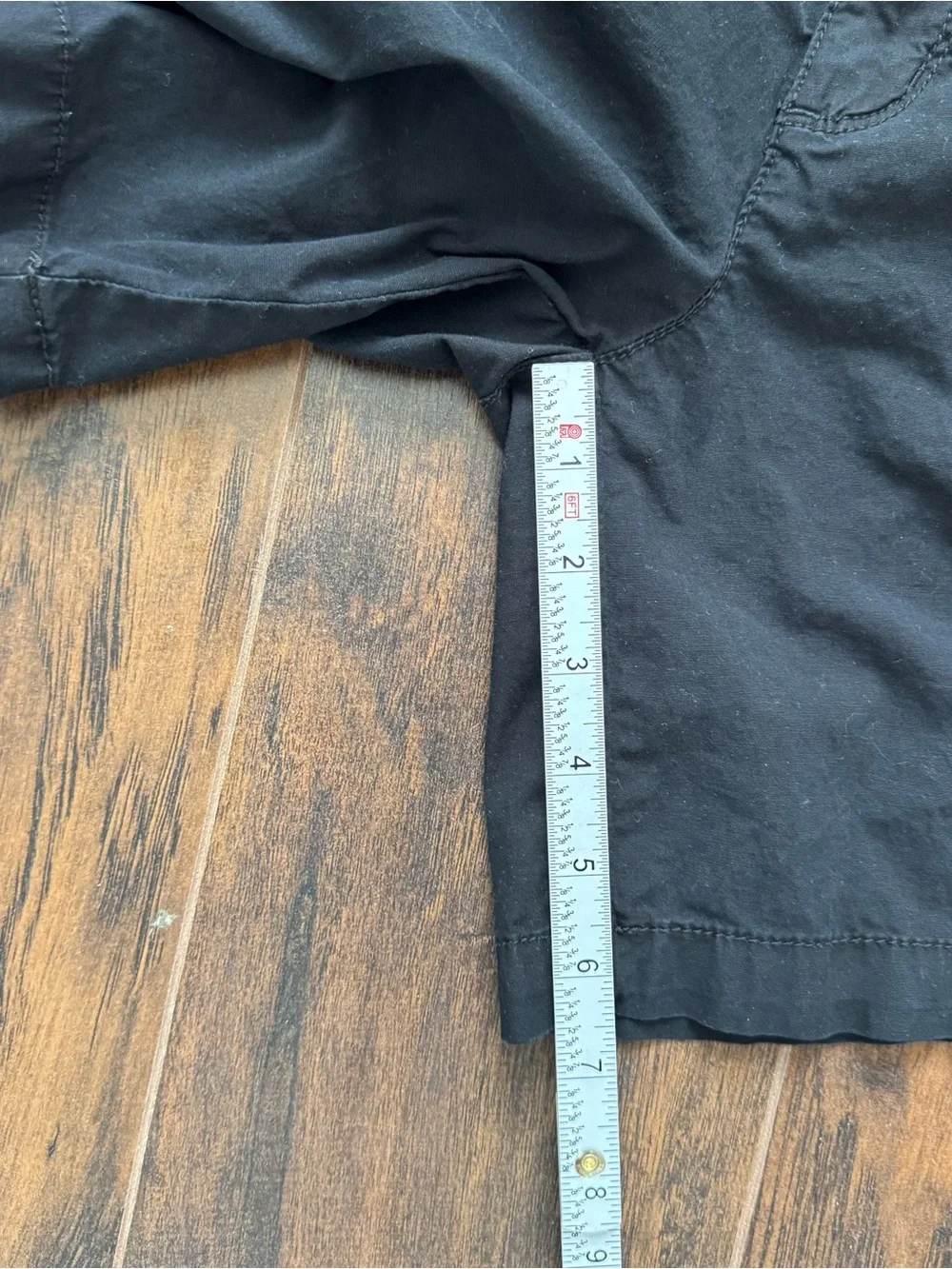 Sanctuary Size 26 Black Roll Tab Cargo Shorts